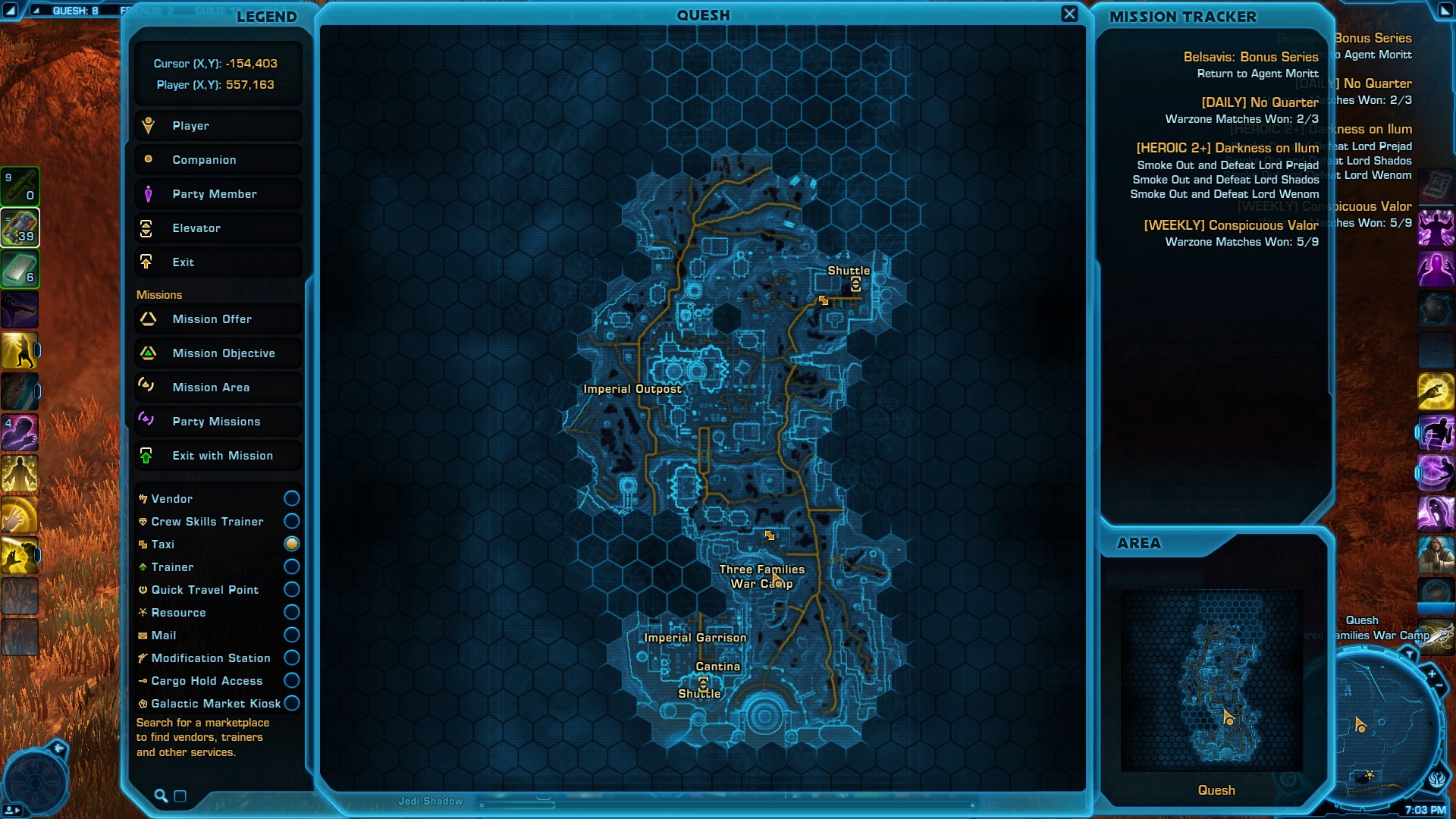 Quesh Strength Datacron location on the map
